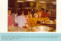 Hilton Hawaiian Village Kitchens 1983