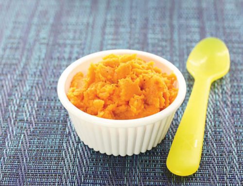 Puré de batata dulce batida – Recetas del USDA para hogares de cuidado infantil