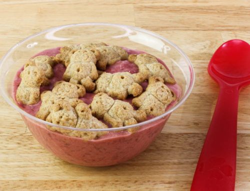 Mini galletas Graham con mantequilla de nuez y bayas – Recetas del USDA para hogares de cuidado infantil