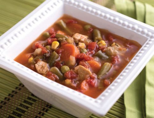 Chicken or Turkey Vegetable Soup USDA Recipe for CACFP