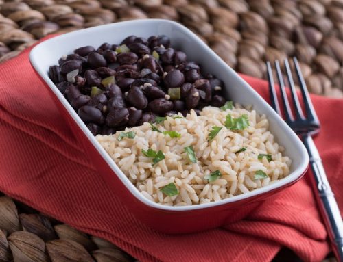 Cuban Black Beans and Rice USDA Recipe for Adults in CACFP