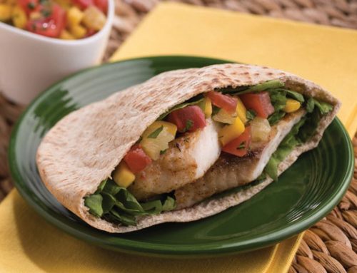 Jerk Fish Wrap USDA Recipe for Adults in CACFP