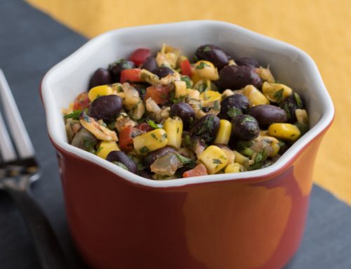 Marinated Black Bean Salad USDA Recipe for Adults in CACFP