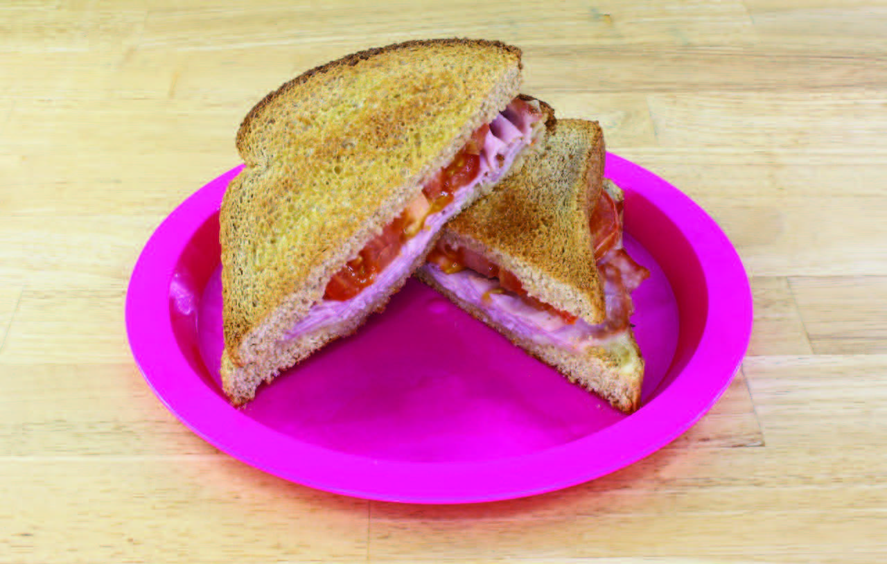 Grilled Cheese, Ham, And Tomato Sandwiches
