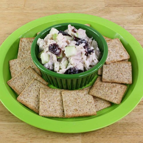 Fruited Chicken Salad With Crackers photo