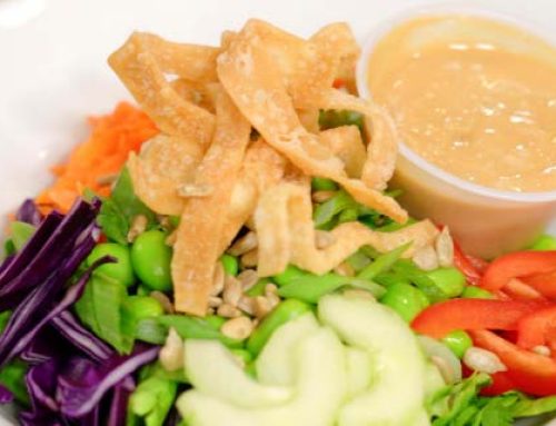Asian-inspired Chop Salad with Ginger Sunbutter Dressing State(Texas) Child Nutrition Agency Developed Recipe