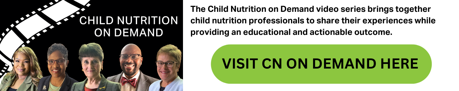 Promotional banner for Child Nutrition On Demand