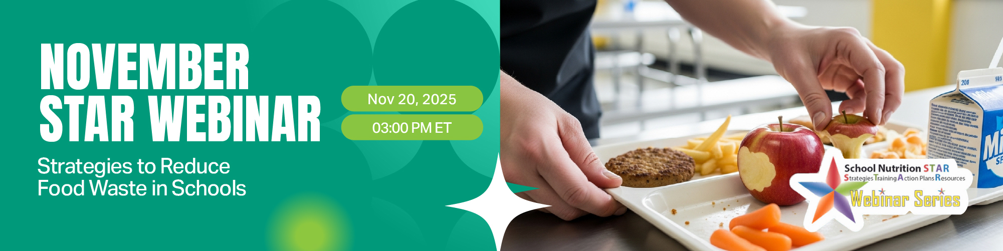 Promotional image for the November STAR webinar, November 20, 2025