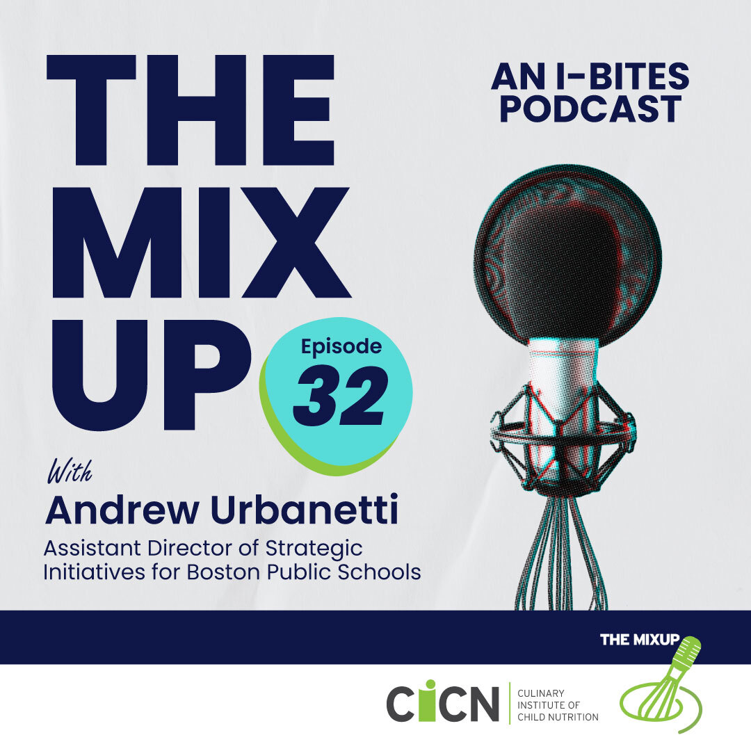 Cover artwork for episode 32 of The Mix Up Podcast