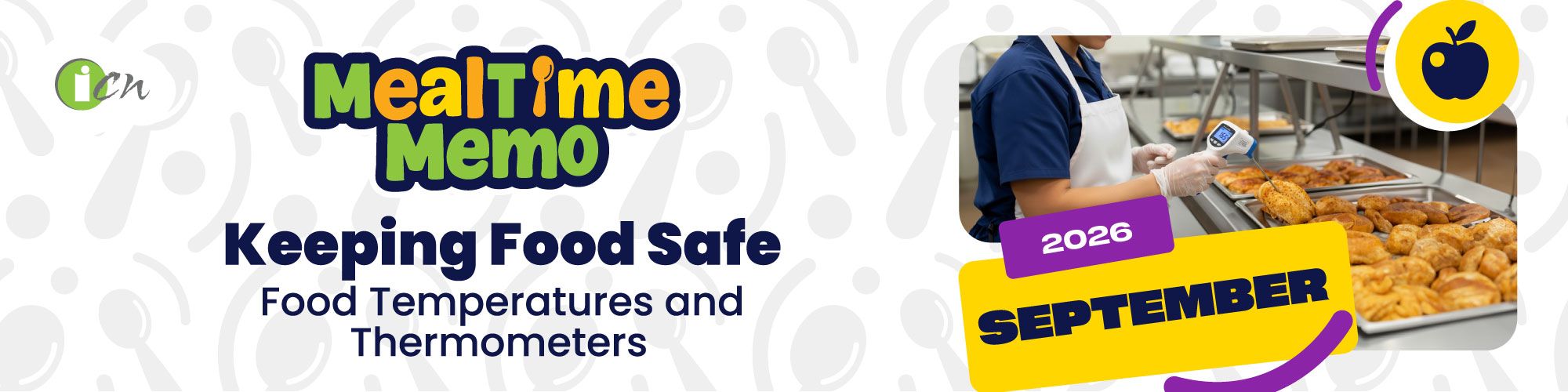 banner for September 2026 Mealtime Memo